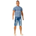 thumbnail image 6 of Barbie Ken Fashionistas Broad Doll 13 Distressed Denim, 6 of 7