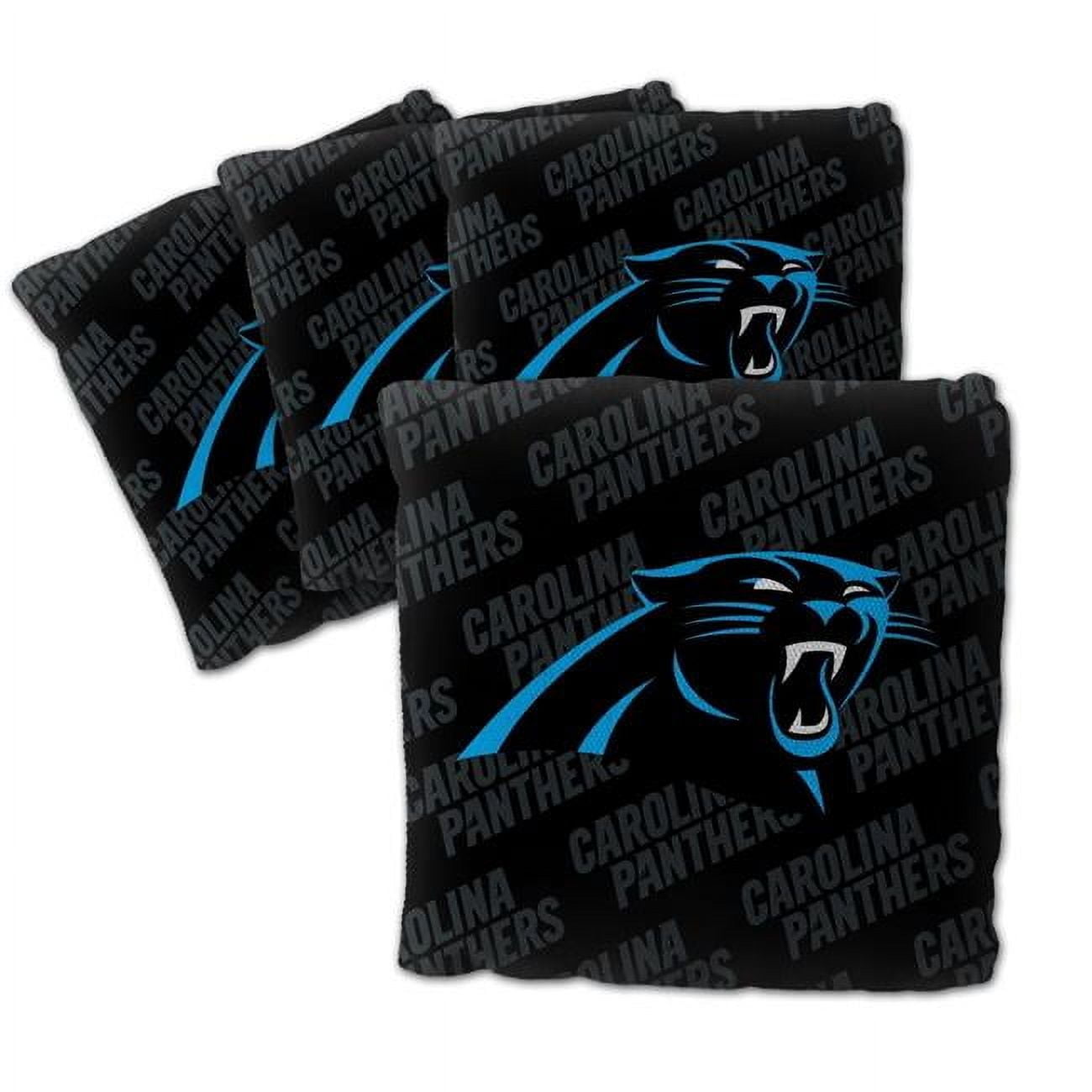 NFL Carolina Panthers Cornhole Bags - 4PK - Black