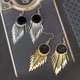 thumbnail image 5 of KAKOWELY Pendientes Colgantes Dorados Largos Para Mujer Con Y, 5 of 8