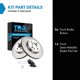 thumbnail image 2 of Juego de pastillas y discos de freno delanteros TRQ semimetálicos para Mini Cooper, 2 of 9