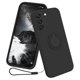 thumbnail image 1 of For Samsung Galaxy S23+ Protective Phone Case Ring Kickstand Liquid Silicone Phone Cover With Lanyard, 1 of 5
