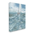 thumbnail image 4 of Stupell Industries Boat Waves Wake Painting Transportation Painting Gallery Wrapped Canvas Print Wall Art, 36 x 48, 4 of 8