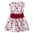 thumbnail image 1 of Desiderio Color estampado de flores ropa para perros ropa para perros ropa para perros verano, 1 of 5