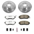 thumbnail image 3 of PowerStop Front Z26 Street Warrior Carbon-Fiber Ceramic Brake Pad and Drilled and Slotted Rotor Kit Fits: SAAB SUBARU Select Models K2373-26, 3 of 9