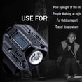 thumbnail image 2 of COMPUKAS Wrist Lights for Illumination Purposes Flashlight Watch Black Nylon 1Set for Night Ride, 2 of 8