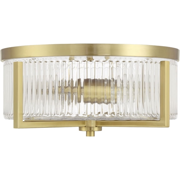 60183-SB Craftmade Lighting Whittley - 3 Light Flush Mount-6 Inch Tall and 13.75 Inch Wide