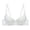 White, variant on Women's Soft Wireless Half Cup Strapless Bra for All Seasons White M