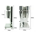 thumbnail image 3 of Miumaeov Double Head Drink Mixer Commercial Milkshake Machine Ice Cream Smoothie Blender, 3 of 9