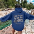 thumbnail image 5 of SIYUDAN Hoodies For Women Jesus Loves You Hoodie Letter Print Sweatshirt Oversized Pullover Sweatshirts For Women Winter Clothes For Women Street Style Clothes, 5 of 5