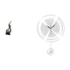 thumbnail image 5 of Reloj De Resina Moderno Con Forma De Llama, Escultura Abstracta De Arte ígneo Con Grandes Números Arábigos, Ideal Para Decorar La Sala De Estar, La Cocina O El Estudio., 5 of 8
