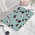 thumbnail image 3 of Black Corgi Flannel Non Slip Door Rugs,Washable Door Mats Indoor,Decorative Door Mats,Dirt-Resistant and Absorbent Doormat for Entrance,Bedroom,Kitchen,Bathroom,31.5x17in(80x43cm), 3 of 4