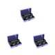 thumbnail image 3 of Matsuzay Auriculares compatibles con Bluetooth Cancelación de ruido Control de voz Auriculares estéreo Manos libres Auriculares de música digital Púrpura 3piezas, 3 of 6