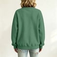 thumbnail image 4 of Crew Neck Sweatshirts Women Long Sleeve No Hood Pullover Sweatshirts Fall Casual Loose Sweatshirts, M, 4 of 6