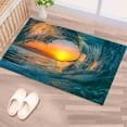 thumbnail image 6 of Seascape Rug, Landscape Rugs, Small Rug, Wave Rugs, Stair Rug, Office Decor Rugs, Surfer Wave Landscape Rugs, Pattern Rug, 2.6'x6.5' - 80x200 cm, 6 of 7