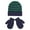 Navy1, variant on Striped Knit Beanie & Gloves Set - Winter Thermal Accessories for Outdoor Family Activities (Matching Couple) Under 5$, Hontri Boys Girls Glove Hat Set Winter Windproof Warm , Pink, One Size