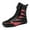 Black, variant on SKIUHS Men's High-Top Boxing Shoes - Non-Slip Sole & Ankle Support for Boxing Training & Competitive Matches