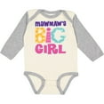 thumbnail image 3 of Inktastic MawMaw's Big Girl Girls Long Sleeve Baby Bodysuit, 3 of 5