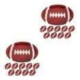 thumbnail image 6 of Worgeous 50 Pcs Football Oval Paper Plate Sport Rugby Platters Boy Birthday Theme Party Dish Tray For Bbq Gathering Picnic Carnival Dinner Party Tableware, 6 of 8