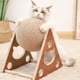 thumbnail image 3 of Pelota de cuerda de sisal para gatos, juguete para escalar, juguete interactivo para mascotas, herramienta para rascar, estante de madera, 3 of 12