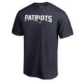thumbnail image 2 of Men's Navy New England Patriots Wordmark T-Shirt, 2 of 3