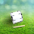 thumbnail image 3 of AOJDVE White Snare Drum for Marching Band with Drumsticks, Key, and Strap, 14 x 10 in, 3 of 11