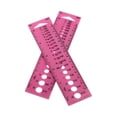 thumbnail image 4 of Plastic All In One Measure Ruler Useful Needle Gauge Sewing Ruler Circle Holes Template Ruler Creative Knitting Tools, 4 of 8
