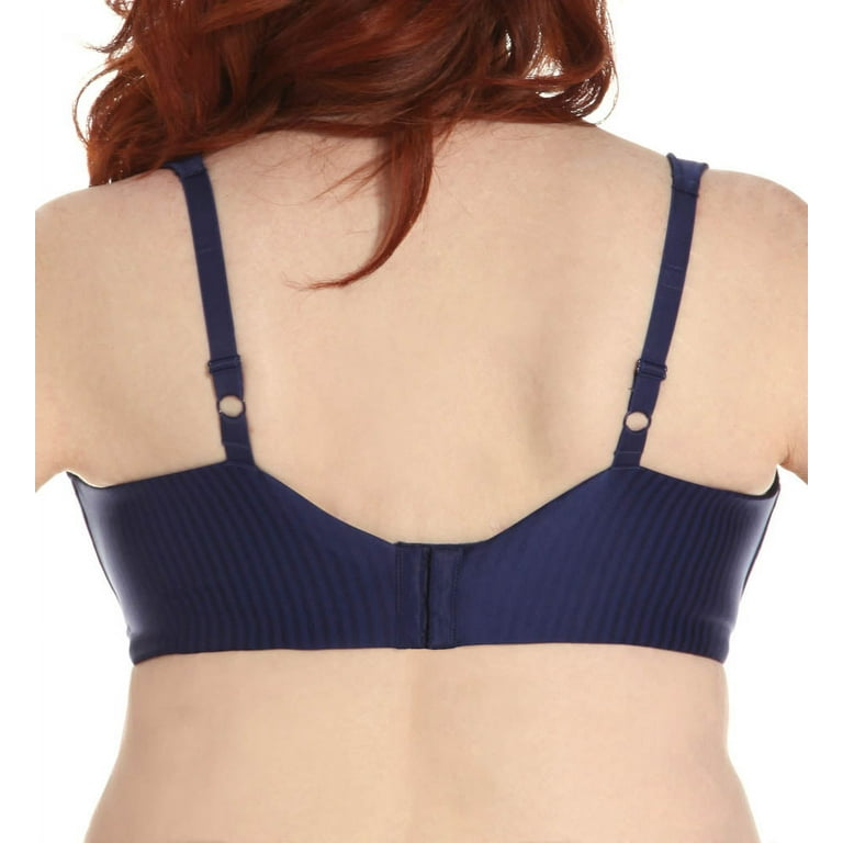 Playtex Secrets Perfectly Smooth Underwire Bra_Black Stripe_42DD at   Women's Clothing store