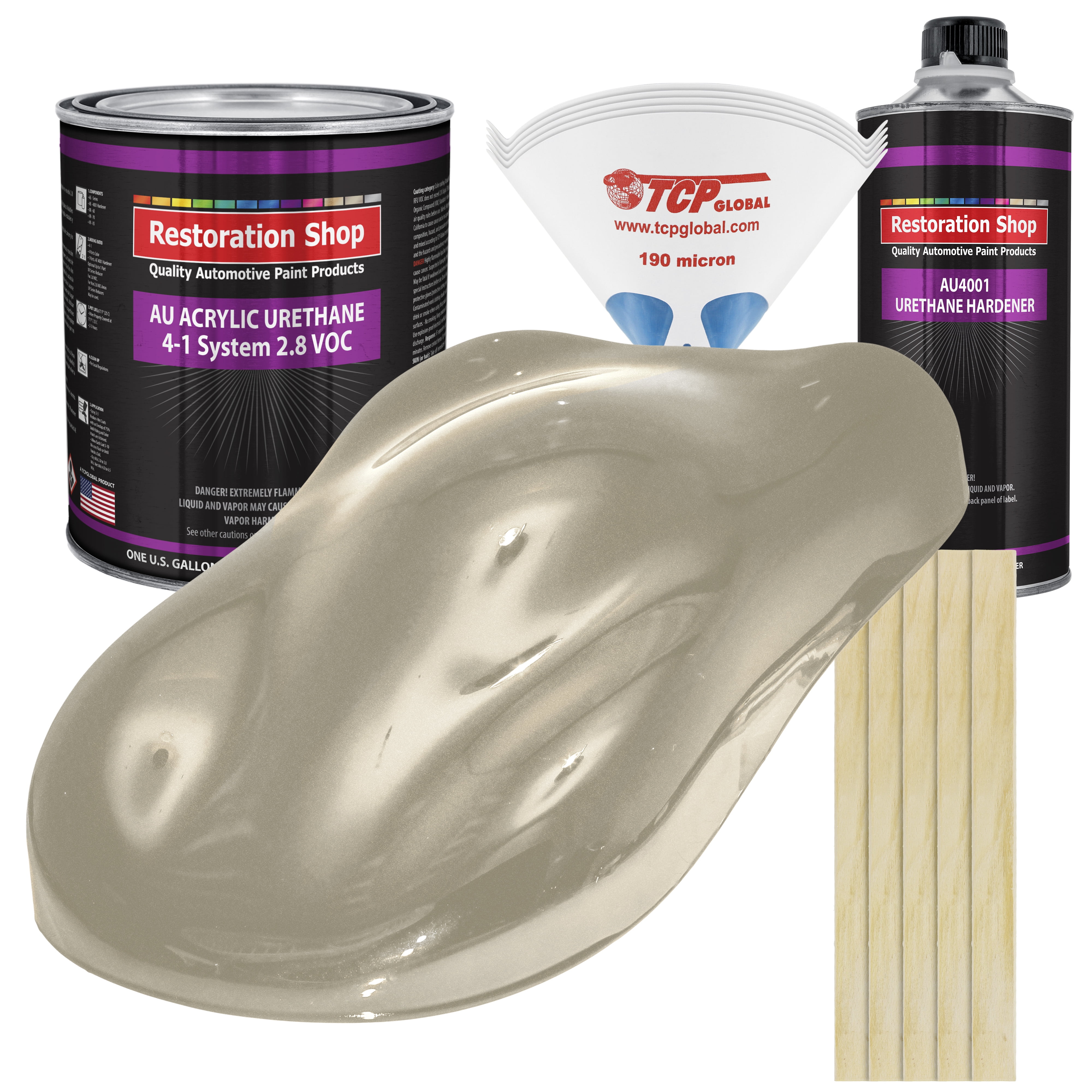 Restoration Shop Champagne Gold Metallic Acrylic Urethane Auto Paint