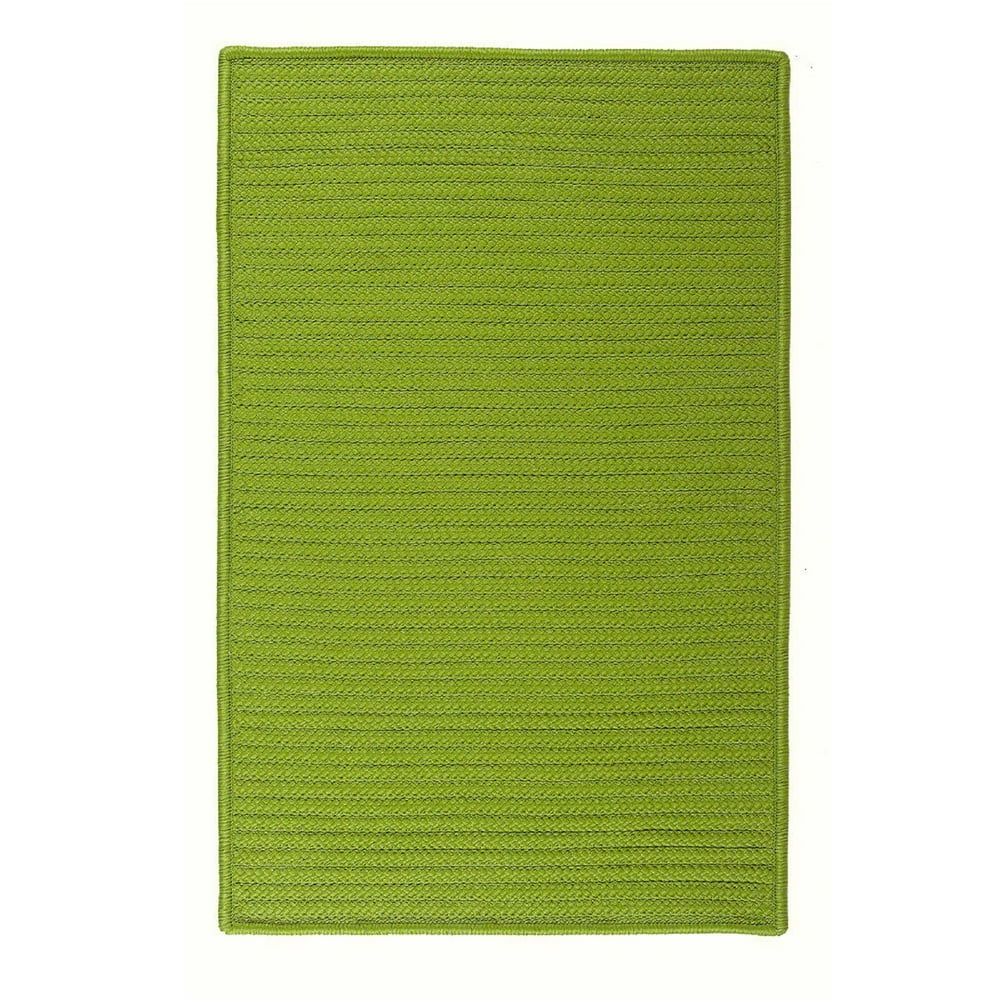 2' x 7' Lime Green Rectangular Rug Runner