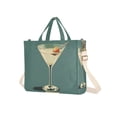 thumbnail image 7 of FORMRS Womens Corduroy Tote Bag Crossbody Shoulder Handbag with Pocket, Beige Martini, 7 of 7