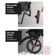 thumbnail image 6 of Foldable Puffer Grocery Shopping Cart with Wheels | Collapsible Personal Folding Cart for Groceries | Durable & Portable | Black, 6 of 8
