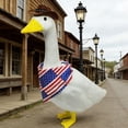 thumbnail image 6 of Independence Day Decorations,Goose Outfit,Lawn Porch Goose Clothes 23 Inch,4th Of July Porch Gooses Outfit,Outdoor Patio Yard Lawn Art Decoration, 6 of 7