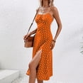 thumbnail image 5 of yillto Womens Sundress Spaghetti Strap Square Neck Casual Slit Sleeveless Cami Dresses for Women, 5 of 6