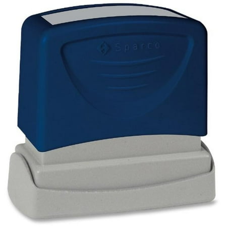 Confidential Red Title Stamp, Specially designed system evenly disperses instant-drying ink By Sparco