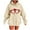 Beige, variant on BiZtdJrK Women Cute Hoodie Shirts Heart Graphic Long Sleeve Pullover Sweatshirts Drawstring Loose Fit Casual Hooded Sweatshirt with Pocket Brown XXL