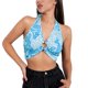 thumbnail image 1 of Playeras,Blusas y Tops,Ropa para Mujer Sexy camisetas sin mangas para las mujeres Crop Top para mujer Teen Girt Halter Tank Top sin mangas Sexy Party Club blusa Top (Blue, M), 1 of 7