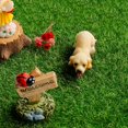thumbnail image 3 of Holzlrgus Mini Golden Retriever Puppy Miniature Mini Animal Figurines Fairy Garden Miniature Moss Landscape DIY Terrarium Crafts Ornament Accessories for Home DéCor (Set of 8), 3 of 7