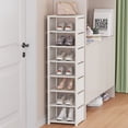 thumbnail image 2 of Simple Shoe Rack Multi-layer Space-saving Door Shoe Cabinet, Home Storage Slippers Rack, 2 of 5