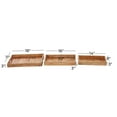 thumbnail image 3 of DecMode 14", 16", 18"W Brown Wood  Tray, 3-Pieces, 3 of 9