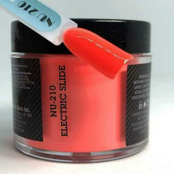 NUGENESIS Manicure Nail Dipping Color Powder 1.5oz/jar - NU210 Electric Slide (Neon)