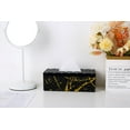 thumbnail image 3 of YBM Home Tissue Paper Box Made of Black W/ Gold Elegant Marble Printing, 1237, 3 of 9