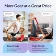 thumbnail image 3 of ® Yoga Blocks Wrist Support; Yoga Blocks 2 Pack with Knee Pads and Strap to Put Less Weight on Wrists; Durable, Versatile Yoga Brick Exercise Block Set, Blocks Yoga, 3 of 9