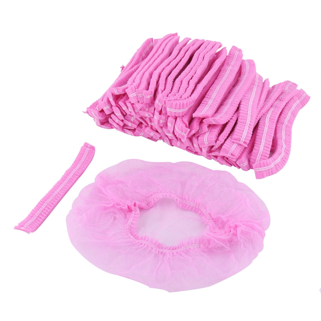Uxcell Household Travelling Nonwoven Disposable Elastic Shower Caps