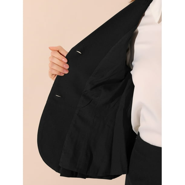 Conjunto De Traje De Negocios Allegra K Peplum Blazer Faldas Lápiz Negro XL | En Línea
