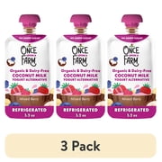 (3 pack) Once Upon a Farm Organic Refrigerated Baby Food Coconut Yogurt Mixed Berry, 3.2oz Pouch