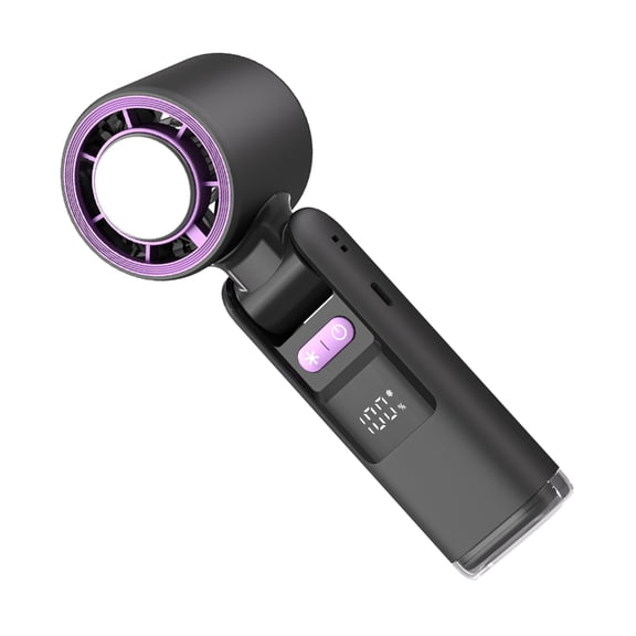 Cooling Fan Rechargeable 100 Gear Speed Electric Fan Adjustable Portable Outdoor Handheld Small Pocket Cooling Fan