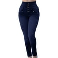 thumbnail image 2 of Aloohaidyvio Flared Jeans for Women Junior,Womens High Waisted Skinny Jeans Stretch Slim Pants Calf Length Jeans,Jeans for Women Plus Size Stretch, 2 of 6