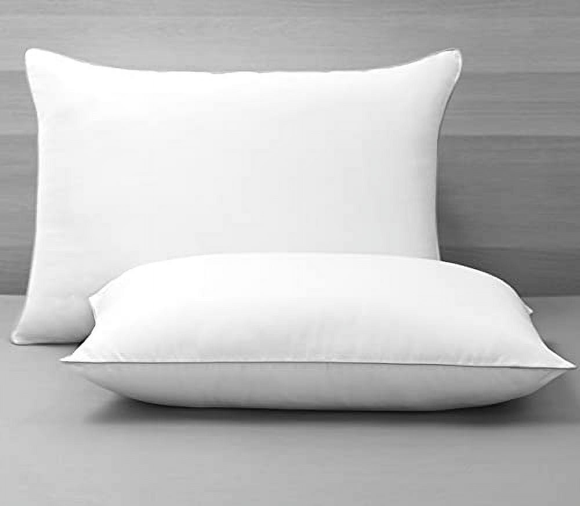 Casa Platino Pillows Standard Size Set of 4 – Soft & Medium Standard Bed Pillow, Luxury Sleep Quality, Easy to Clean, Ideal for Neck Support