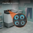thumbnail image 4 of White Westinghouse  Lavadora Doble Tina 15 kg  WWXCTT251006QBK  Gabinete en polipropileno  4 niveles de agua  4 perillas de control  Bajo consumo de energía  Ahorro de agua, 4 of 9