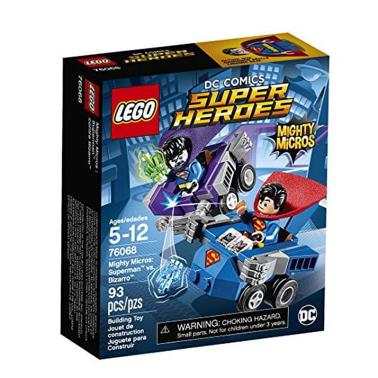 DC Mighty Micros Superman vs Bizarro Set LEGO 76068 - Walmart.com
